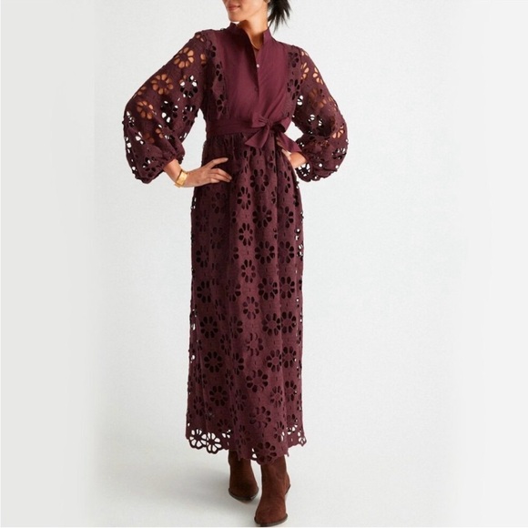 Tuckernuck Dresses & Skirts - Tuckernuck Merlot Lace Calliope Dress
